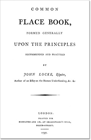 A Little Common Place Book